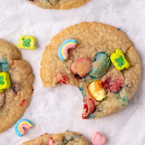 30-Minute Lucky Charms Cookies - Recipe photo by marleysmenu