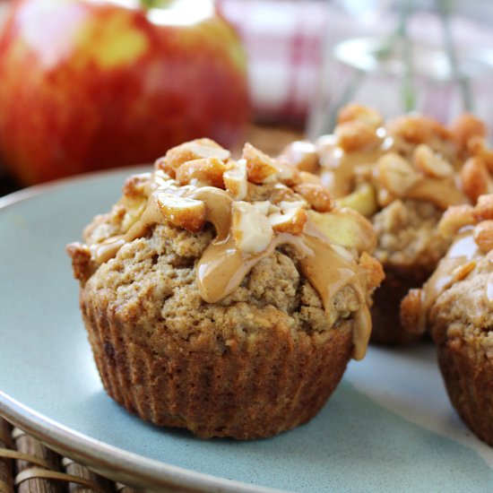 Overnight-Oats Apple Muffins - Recipe photo by Food Gal