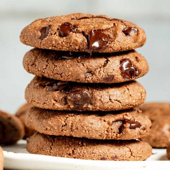Almond Flour Chocolate Cookies - Recipe photo by eatfreshglow.com
