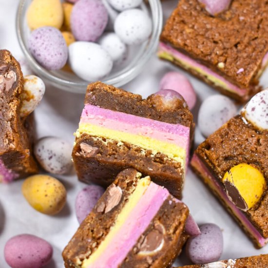 Easter Mini Egg Blondies - Recipe photo by bastecutfold