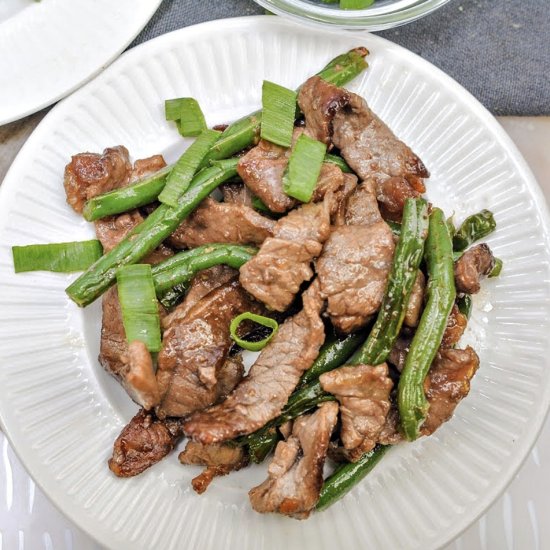 Keto Air Fryer Mongolian Beef - Recipe photo by We Want To Eat