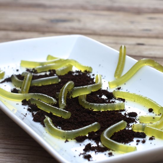 Homemade Gummy Worms - Recipe photo by ScratchMommy