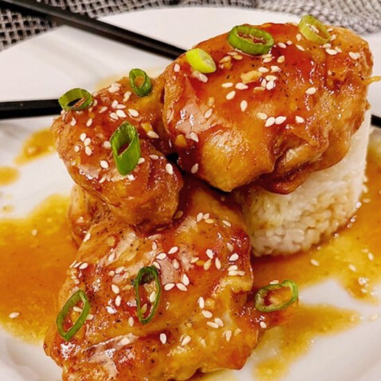 Teriyaki Chicken Thighs - Recipe photo by comfortcooks