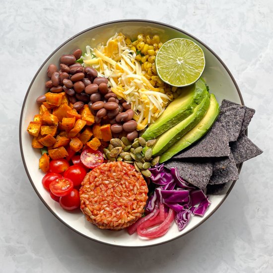 Rainbow Taco Salad - Recipe photo by uglyducklingbakery