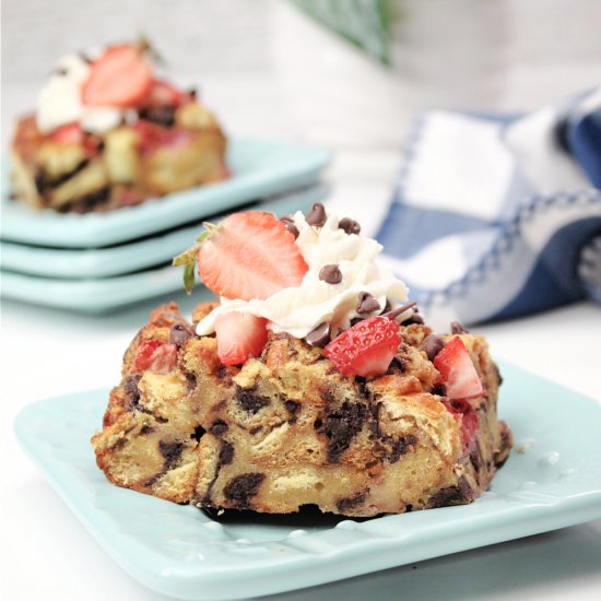 Chocolate Strawberry French Toast - Recipe photo by Skinny Sweets
