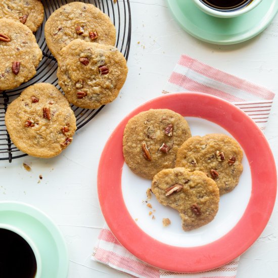 Pecan Praline Cookies - Recipe photo by LittleBlackSkillet