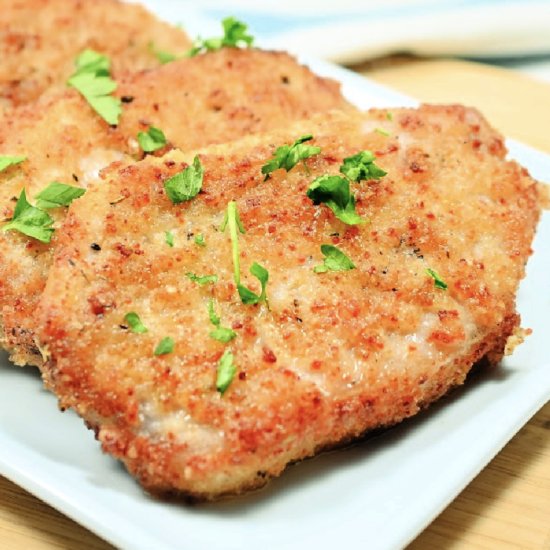 Air Fryer Shake and Bake Pork Chops - Recipe photo by We Want To Eat