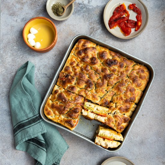 No Knead Focaccia - Recipe photo by heinstirred
