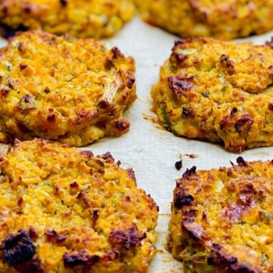 Beans & Quinoa Baked Fritters - Recipe photo by ccciorteanu