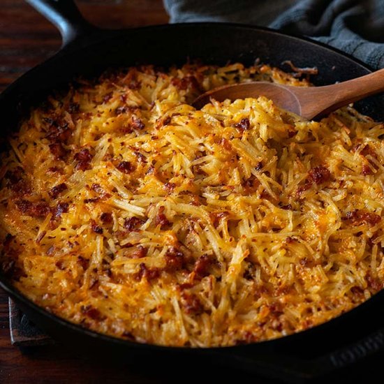 Cheesy Hash-Brown Casserole - Recipe photo by Chicken Fried Kitchen