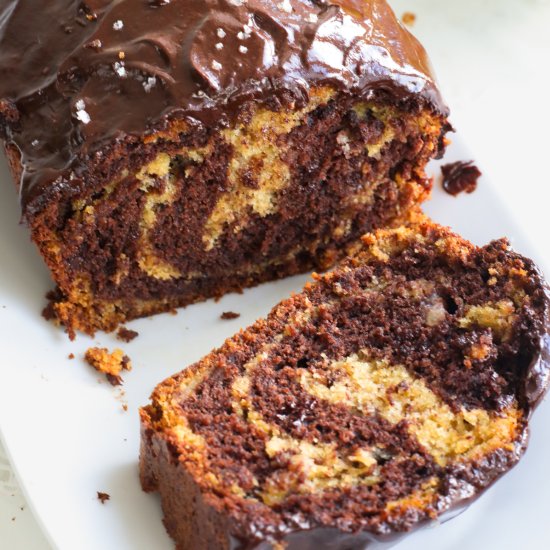 Marble Banana Bread - Recipe photo by Simshomekitchen