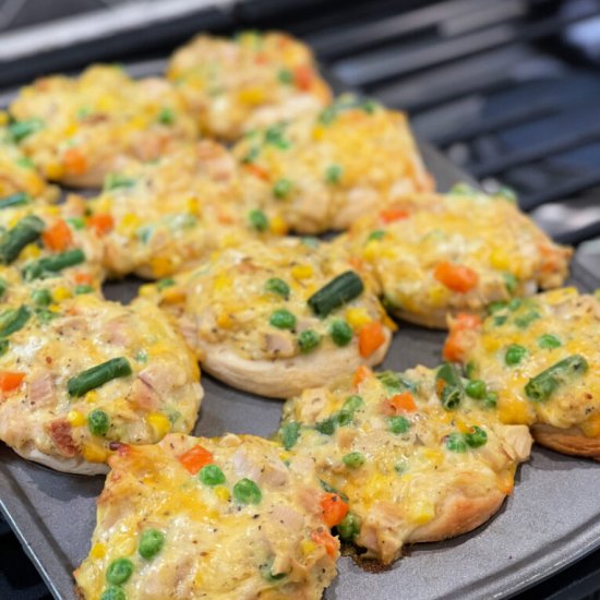 Chicken Pot Pie Muffins - Recipe photo by The Cookin Chicks