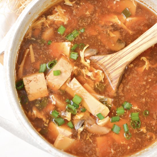 Keto Hot and Sour Soup - Recipe photo by We Want To Eat