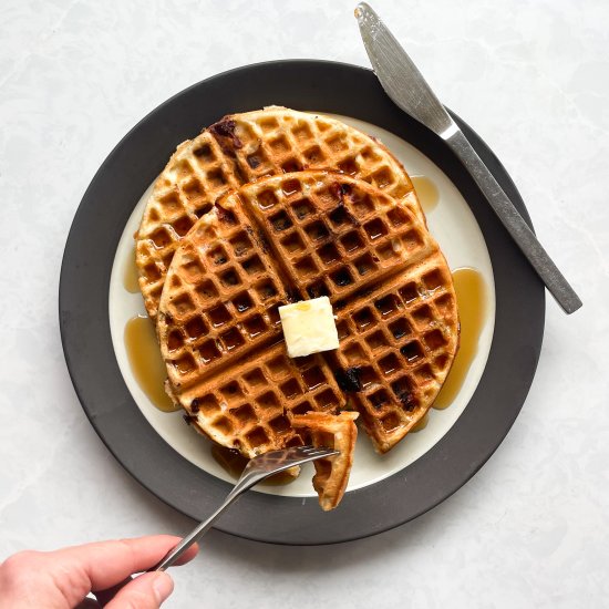Sourdough Discard Waffles - Recipe photo by uglyducklingbakery