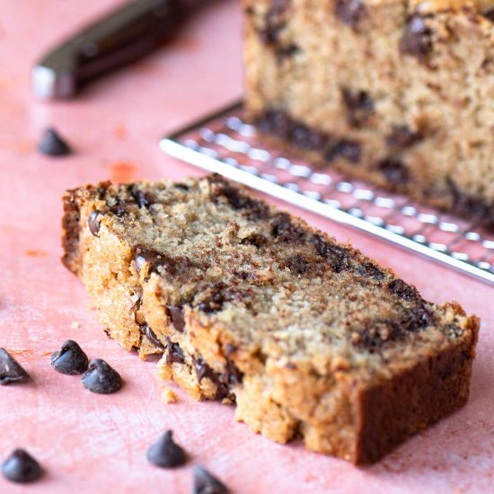 Chocolate Chip Loaf Cake - Recipe photo by brunchandbatter
