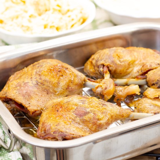 Duck Confit - Recipe photo by mecooks.com
