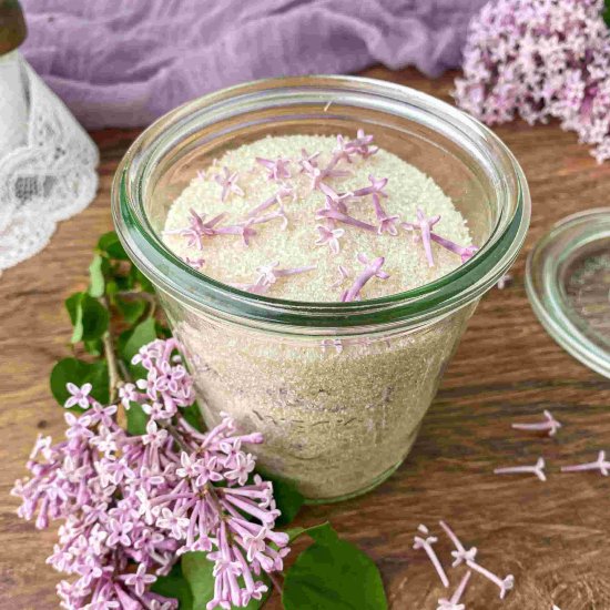 Lilac Sugar - Recipe photo by live to sweet