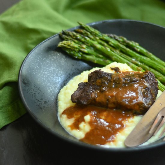 Wine Braised Short Ribs - Recipe photo by Feed Your Soul Too