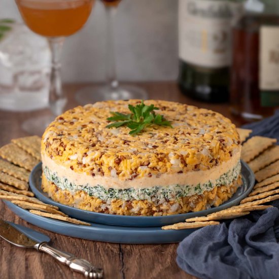 Layered Cheddar Cheese Appetizer - Recipe photo by seasonedkitchen