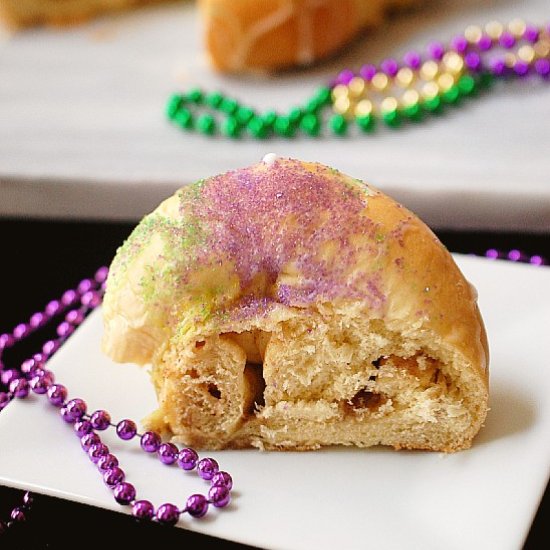 Mardi Gras king cake - Recipe photo by evabakes