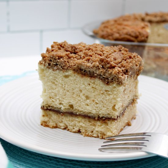 Starbucks Cinnamon Coffee Cake - Recipe photo by Skinny Sweets