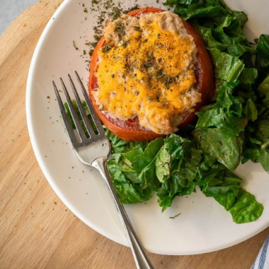 Tuna Melt Tomatoes - Recipe photo by kitchenbluebird