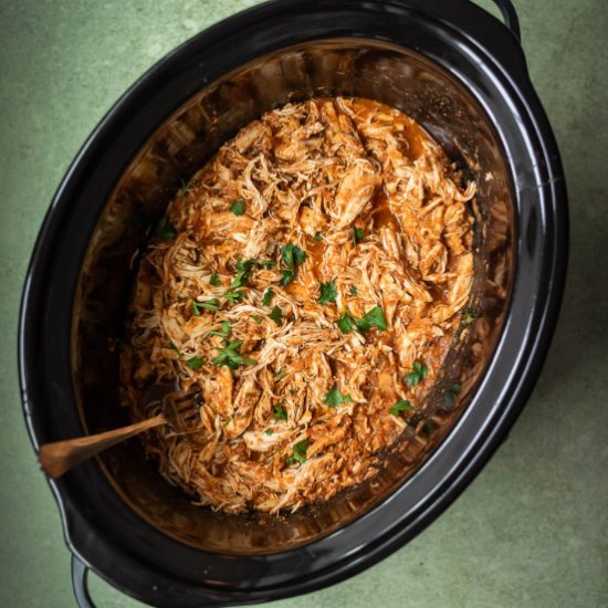 Slow Cooker Salsa Chicken - Recipe photo by kitchenbluebird