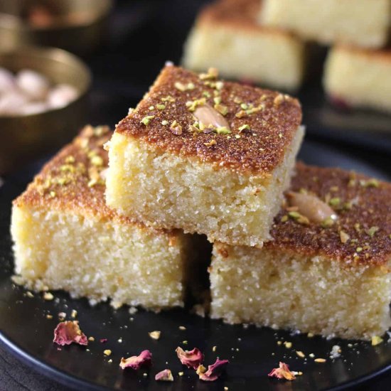 Basbousa - Recipe photo by kushigalu