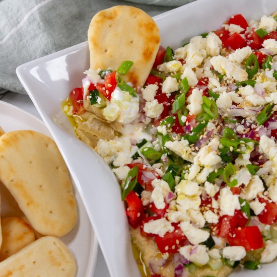 7 Layer Mediterranean Dip - Recipe photo by LifeCurrents