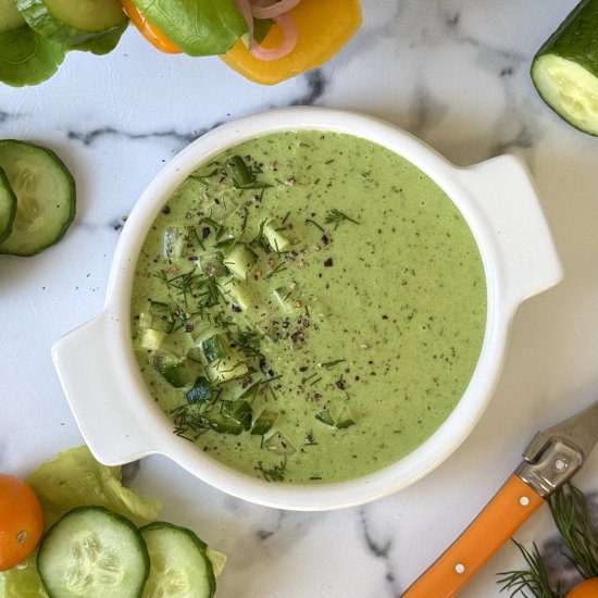 Creamy Cucumber Dill Dressing - Recipe photo by StyleandGrace