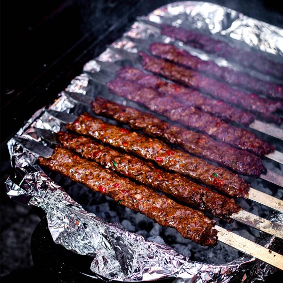 Adana Kebab – Turkish Lamb Kebabs - Recipe photo by tiffinandteaofficial