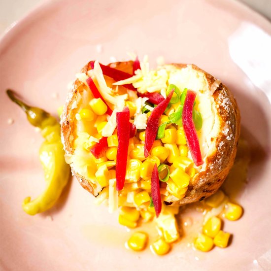 Kumpir – Turkish Jacket Potato - Recipe photo by tiffinandteaofficial