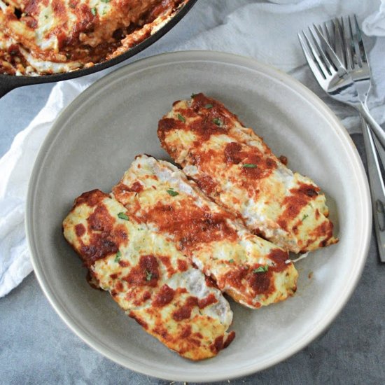 Keto Lasagna Stuffed Sausage - Recipe photo by We Want To Eat