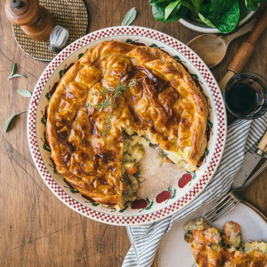 Vegetarian Pot Pie Recipe - Recipe photo by zesttangerine