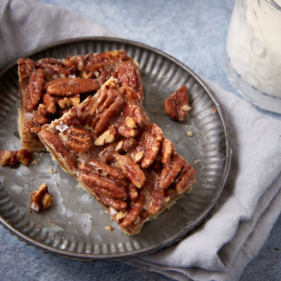 Pecan Bars - Recipe photo by Barbara Curry