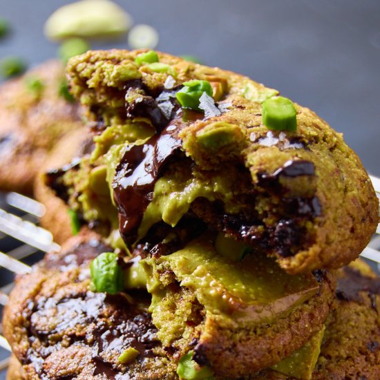 Protein Pistachio Cookies - Recipe photo by ForThePleasureOfEating