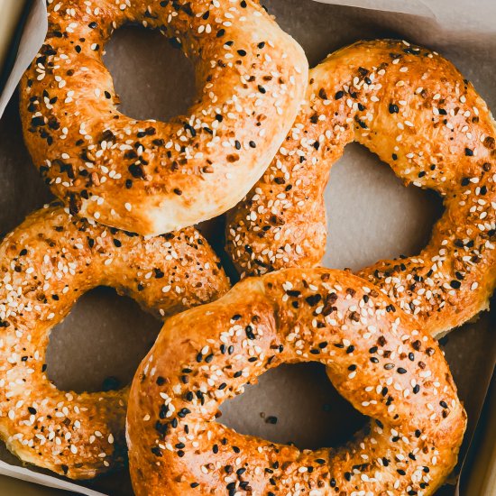 Air Fryer Cottage Cheese Bagels - Recipe photo by aline_made