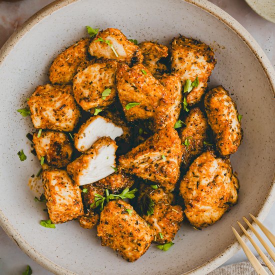 Air Fryer Chicken Bites - Recipe photo by aline_made