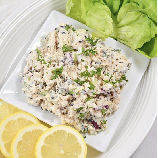 Keto Mediterranean Chicken Salad - Recipe photo by We Want To Eat
