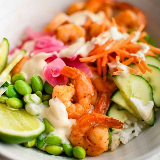 Shrimp Rice Bowls - Recipe photo by TheSaltyMarshmallow