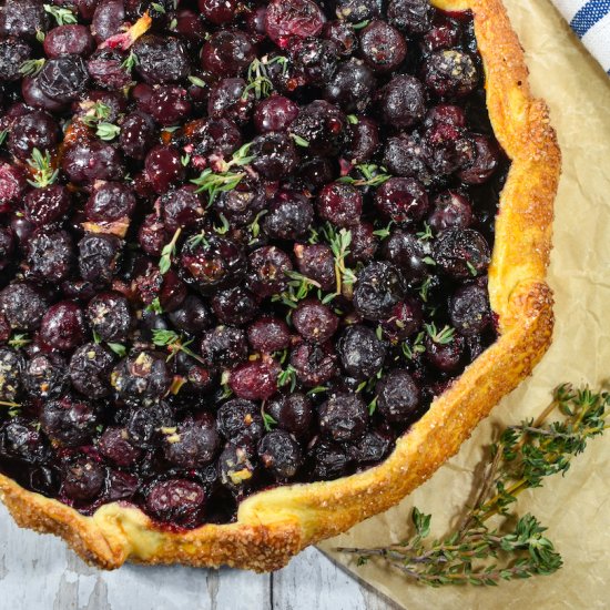 Blueberry Galette - Recipe photo by bastecutfold
