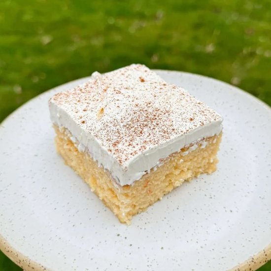 Tres Leches Cake - Recipe photo by saltbuttersmoke