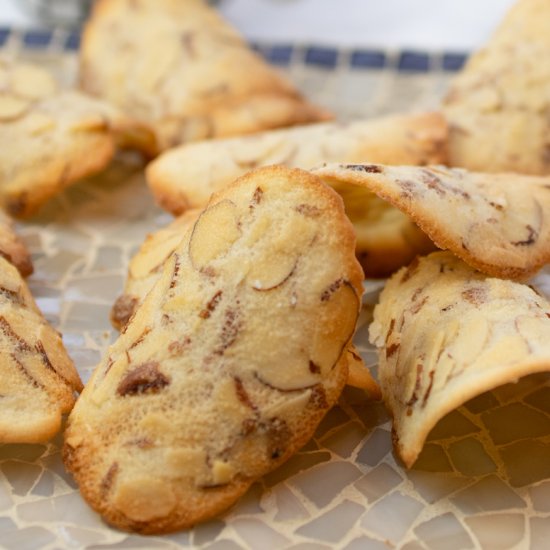 Almond Tuile Cookies-Gluten Free - Recipe photo by a zest for life