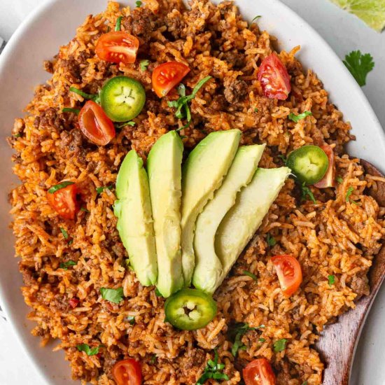 Instant Pot Taco Rice - Recipe photo by pumpkinnspice