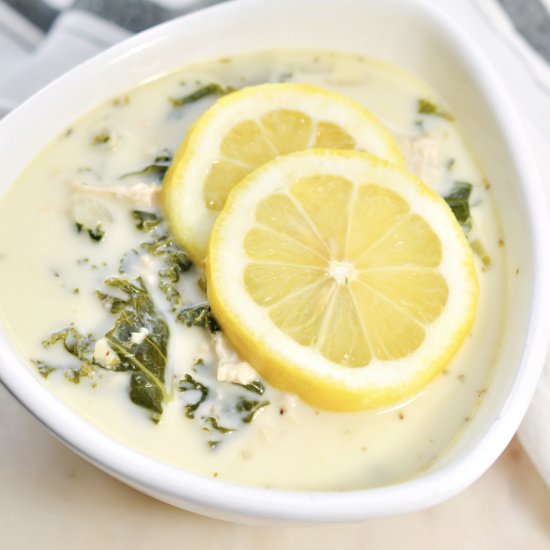 Keto Creamy Lemon Chicken Soup - Recipe photo by Foodie Love