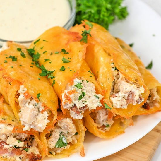Keto Chicken Bacon Ranch Roll-Ups - Recipe photo by Foodie Love