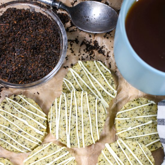 Earl Grey Shortbread Cookies - Recipe photo by bastecutfold