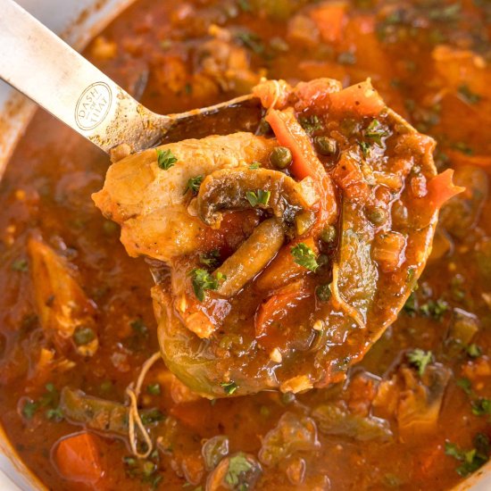 Crock Pot Chicken Cacciatore - Recipe photo by KyleeCooks