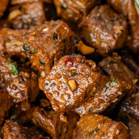Steak Bites with Cowboy Butter - Recipe photo by KyleeCooks