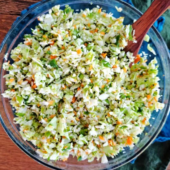 Amish Coleslaw - Recipe photo by My Homemade Roots